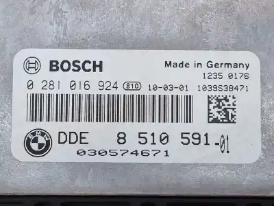 Second-hand car spare part ecu engine control for bmw 5 touring (e61) 520 d oem iam references 0281016924 851059101 0281016924