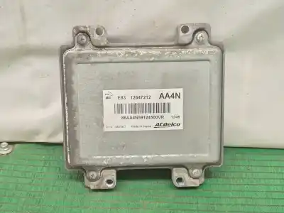 Pezzo di ricambio per auto di seconda mano Centralina Motore per OPEL ASTRA J (P10) 1.4 (68) Riferimenti OEM IAM 12647212 86AA4N59124500VR 12647212