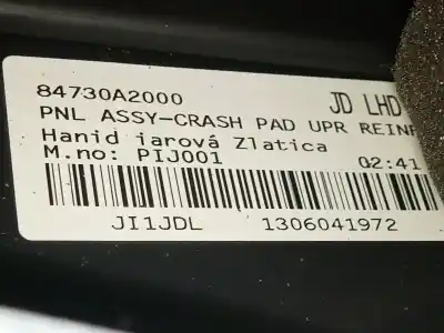 Автозапчастина б/у панель приладів для kia cee´d (jd) 1.6 crdi 128 посилання на oem iam 84710a2000wk 84730a2000 84710a2000wk