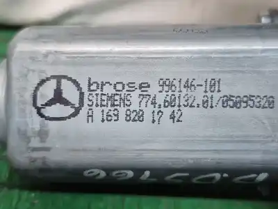 Автозапчасти б/у мотор переднего левого стекла за mercedes-benz clase a (w169) a 180 cdi a-edition ссылки oem iam a1698201742 a1698201742 a1698201742