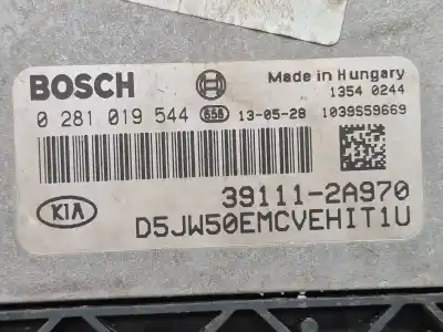 Pezzo di ricambio per auto di seconda mano centralina motore per kia cee´d (jd) 1.6 crdi 128 riferimenti oem iam 0281019544 391112a970 391112a970