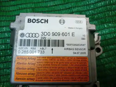 Peça sobressalente para automóvel em segunda mão centralina de airbag por porsche cayenne (typ 9pa) turbo referências oem iam 0285001733 3d0909601e 0285001733