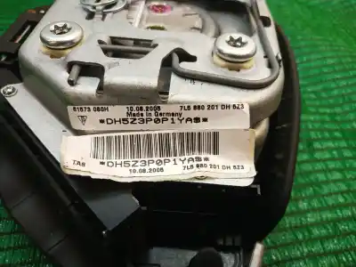 Peça sobressalente para automóvel em segunda mão airbag dianteiro esquerdo por porsche cayenne (typ 9pa) turbo referências oem iam 7l5880201dh5z3 7l5880201dh5z3 7l5880201dh5z3