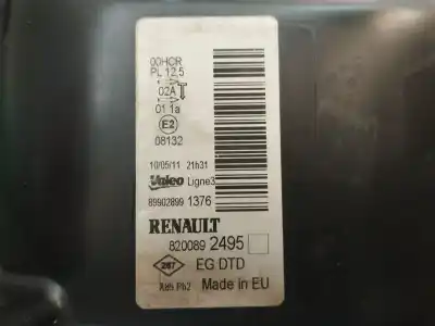Автозапчасти б/у правая фара за renault clio iii 1.5 dci diesel cat ссылки oem iam 8200892495 8200892495 8200892495