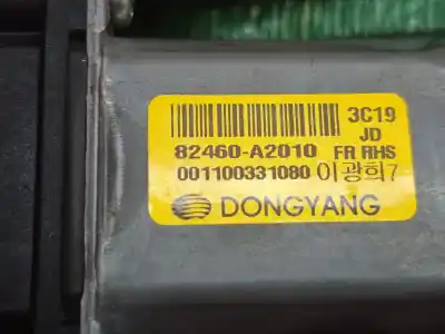 Pezzo di ricambio per auto di seconda mano motore alzacristalli anteriore destro per kia cee´d (jd) 1.6 crdi 128 riferimenti oem iam 82460a2010 617013001 82460a2010