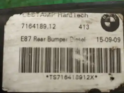 Second-hand car spare part rear bumper reinforcement for bmw 1 (e87) 118 d oem iam references 716418912 ts716418912x 716418912