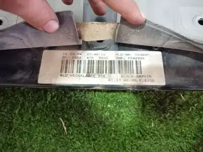 Peça sobressalente para automóvel em segunda mão suporte de matrícula por bmw serie 7 (e65/e66) 6.0 cat referências oem iam 65524750000 65524750000 65524750000