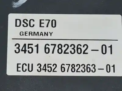 Pezzo di ricambio per auto di seconda mano abs per bmw x5 (e70) 3.0 d riferimenti oem iam 0265250200 0265960300 3451678236201