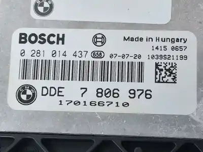 Second-hand car spare part ecu engine control for bmw x5 (e70) 3.0 d oem iam references 0281014437 0281014437 7806976