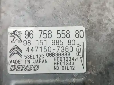 Peça sobressalente para automóvel em segunda mão compressor de ar condicionado a/a a/c por citroen c4 cactus 1.2 thp 110 referências oem iam 9675655880 9675655880 9675655880