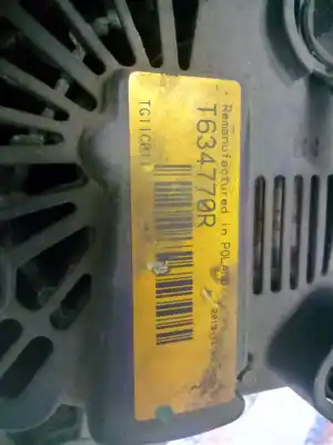 Автозапчастина б/у генератор для renault clio ii fase ii (b/cb0) 1.5 dci diesel посилання на oem iam t634770r  