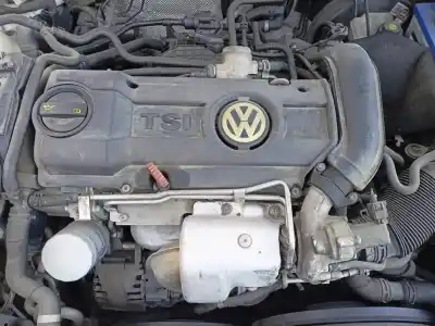 Pièce détachée automobile d'occasion moteur complet pour volkswagen golf vi (5k1) 1.4 16v tsi références oem iam caxa  
