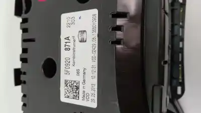 Автозапчастина б/у панель інструментів для seat leon (5f1) motor 2.0 ltr. - 110 kw tdi посилання на oem iam 5f0920871a  
