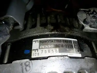 Pezzo di ricambio per auto di seconda mano alternatore per toyota corolla (e12) 1.4 d-4d luna compact riferimenti oem iam 270600n040  