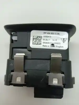 Second-hand car spare part rear left power window switch for porsche panamera (970) 4.8 turbo oem iam references 7pp959855b  
