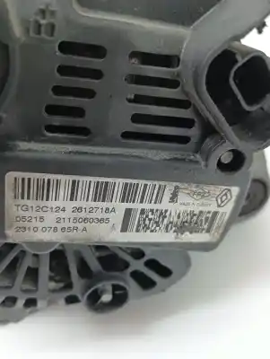 Second-hand car spare part alternator for renault clio iv expression oem iam references 231007865ra  