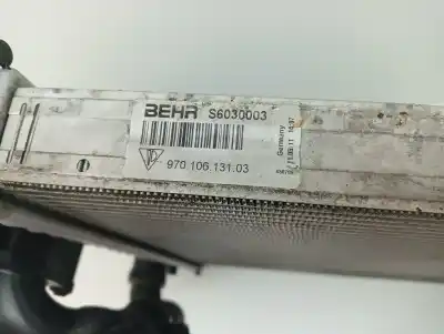 Second-hand car spare part water radiator for porsche panamera (970) 4.8 turbo oem iam references 97010613103  