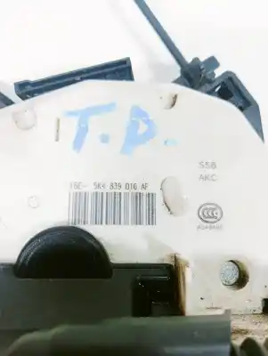 Автозапчасти б/у замок задней правой двери за seat leon (5f1) reference ссылки oem iam 5k4839016af  