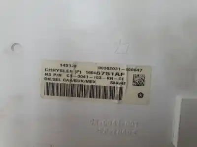 Second-hand car spare part dashboard for fiat freemont (345_) 2.0 jtd oem iam references 56046751af  