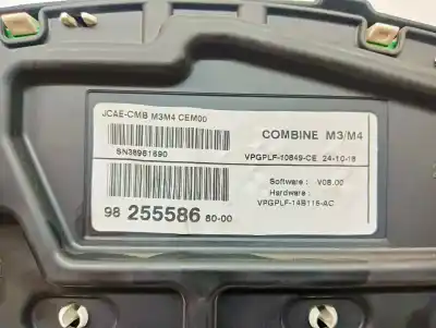 Second-hand car spare part dashboard for citroen c-elysee (dd_) 1.5 bluehdi 100 oem iam references 98255586  