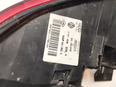 Second-hand car spare part left tailgate light for renault clio iv expression oem iam references 265553021r  