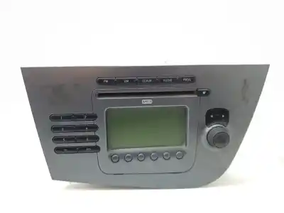 Peça sobressalente para automóvel em segunda mão sistema de áudio / rádio cd por seat leon (1p1) 1.9 tdi referências oem iam 1p1035186b