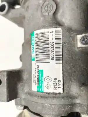 Peça sobressalente para automóvel em segunda mão compressor de ar condicionado a/a a/c por renault clio iii authentique referências oem iam 8200953359a  