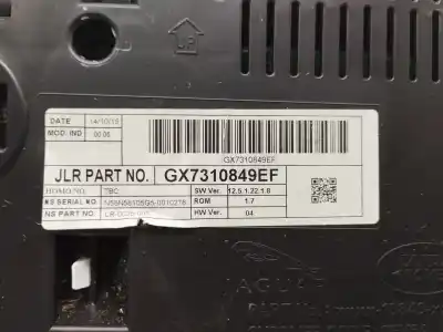 Peça sobressalente para automóvel em segunda mão quadrante por jaguar xe 2.0 diesel cat referências oem iam gx7310849ef  