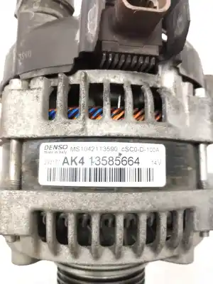 Second-hand car spare part alternator for opel corsa e selective oem iam references 13585664  