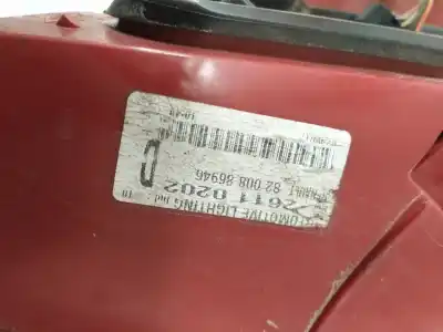 Second-hand car spare part right tailgate light for renault clio iii exception oem iam references 8200886946  