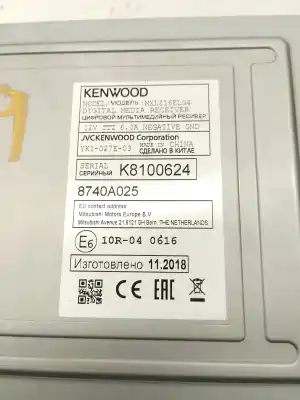 Second-hand car spare part multifunction display for mitsubishi asx (ga0w) 1.6 cat oem iam references 8740a025  