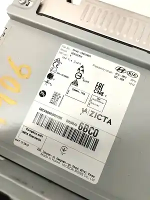 Second-hand car spare part multifunction display for hyundai i20 active 1.0 tgdi cat oem iam references 96160cbbc0rdr  