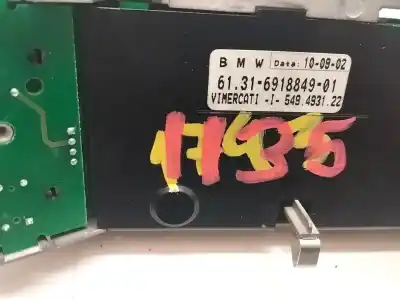 Second-hand car spare part headlights switch for bmw serie 7 (e65/e66) 3.0 turbodiesel cat oem iam references 6131691884901  