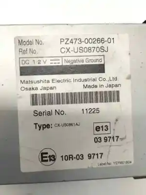 Second-hand car spare part electronic module for toyota verso advance oem iam references cxus0870sj  