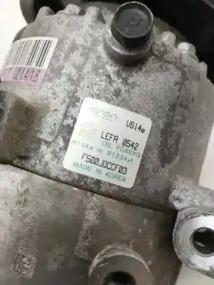 Second-hand car spare part air conditioning compressor for kia pro cee´d (jd) 1.4 crdi 90 oem iam references f500jdccf03  