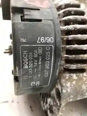 Peça sobressalente para automóvel em segunda mão alternador por audi a3 (8l) 1.8 ambiente referências oem iam 0123320034  