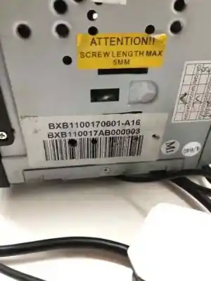 Second-hand car spare part multifunction display for toyota verso advance oem iam references bxb1100170001  