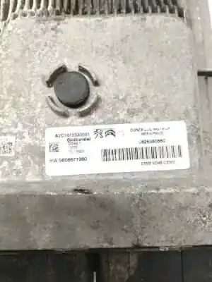 Peça sobressalente para automóvel em segunda mão centralina de motor uce por citroen c4 picasso/spacetourer feel 12v e-thp / puretech] referências oem iam 9826380880  