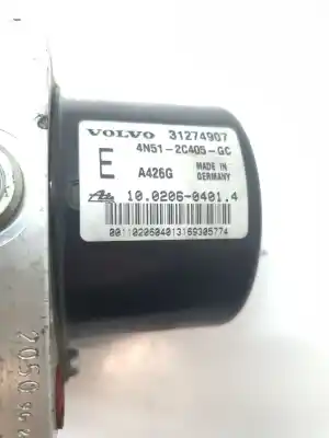 Peça sobressalente para automóvel em segunda mão abs por volvo c30 (533) 1.6 referências oem iam 31274908 4n512c405gc 10096004343