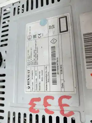 Pezzo di ricambio per auto di seconda mano impianto audio / radio cd per renault clio iv expression riferimenti oem iam 281159981r  