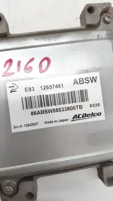 Second-hand car spare part ecu engine control for opel corsa e (x15) 1.4 (08, 68) oem iam references 12657461  
