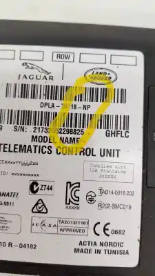 Second-hand car spare part electronic module for jaguar xe (x760) 2.0 d oem iam references dpla70718np  