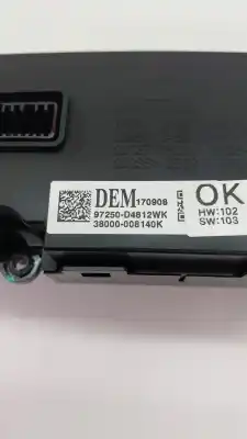 Second-hand car spare part climate control for kia optima (jf) 1.7 crdi oem iam references 97250d4812wk  