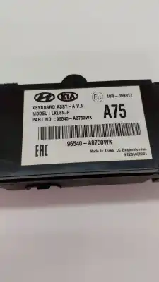 Second-hand car spare part audio system / radio cd for kia optima (jf) 1.7 crdi oem iam references 96540a8750wk  