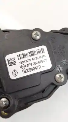 Автозапчастина б/у педаль акселератора для renault clio iv (bh_) 0.9 tce 90 посилання на oem iam 180029347r  