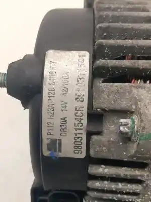 Автозапчастина б/у генератор для opel meriva b monospace (s10) 1.7 cdti (75) посилання на oem iam 98031154cr  