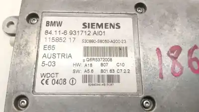 Pezzo di ricambio per auto di seconda mano modulo elettronico per bmw serie 7 (e65/e66) 730d riferimenti oem iam 84116931712a  