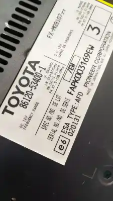 Second-hand car spare part audio system / radio cd for lexus is ii (_e2_) 220d (ale20) oem iam references 86120534001  