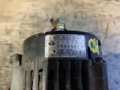 Second-hand car spare part alternator for daewoo matiz cd oem iam references 96380673 fila 2 palet 60