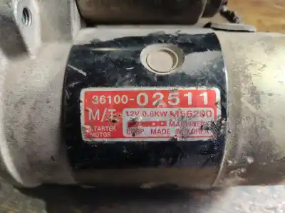 Pezzo di ricambio per auto di seconda mano motorino di avviamento per hyundai atos (mx) 1.0 cat riferimenti oem iam 36100-02511